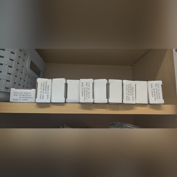 Restoration Hardware 4" Drawer Pull‎ Polished Nickle NIP Grafton Set of 10 - Picture 7 of 7